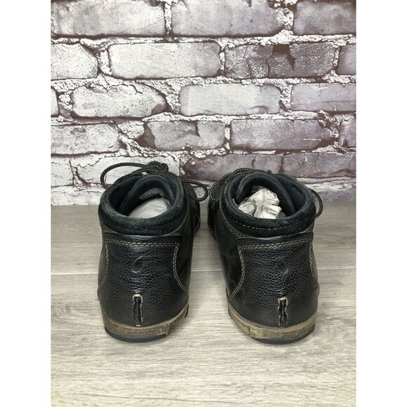 OluKai Hamakua Chukka Black Leather Lace Up Boots Men Sz 9.5M US/42EU 10304-4063 main image 3